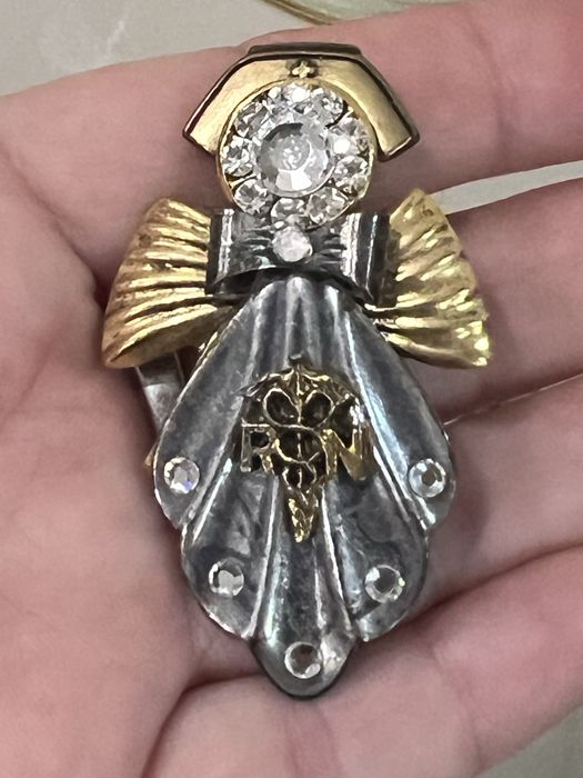 Лот американський вінтаж 4 шт удачі клевер, підкова,янгол