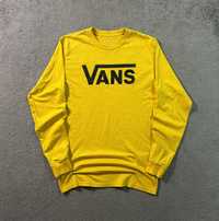 Koszulka Vans Longsleeve Żółty Nadruk Central Tee Skate Streetwear