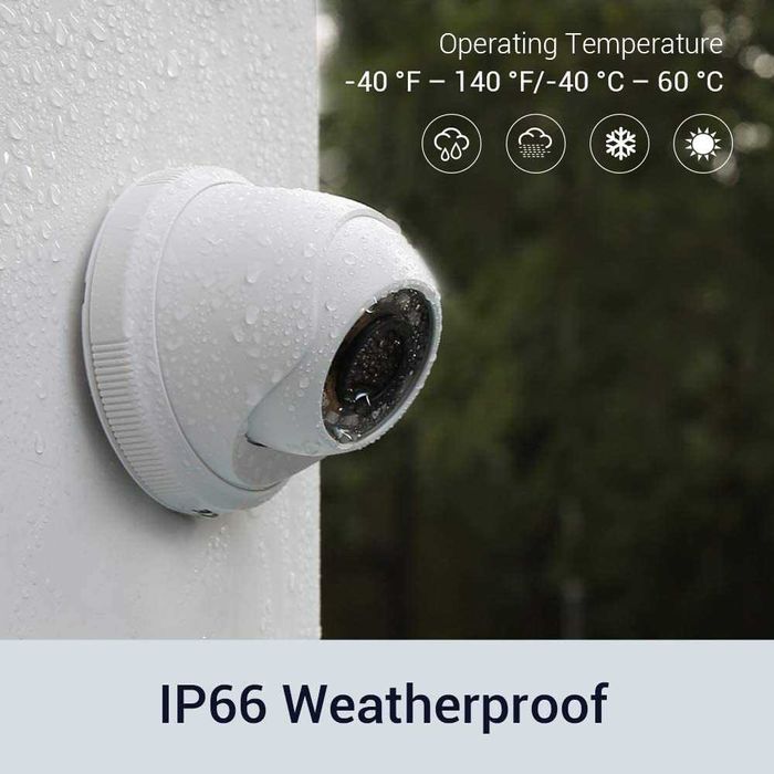 Sistema Vigilância Cabo * 8 Câmaras DOME 3MP * Controlo Remoto * APP