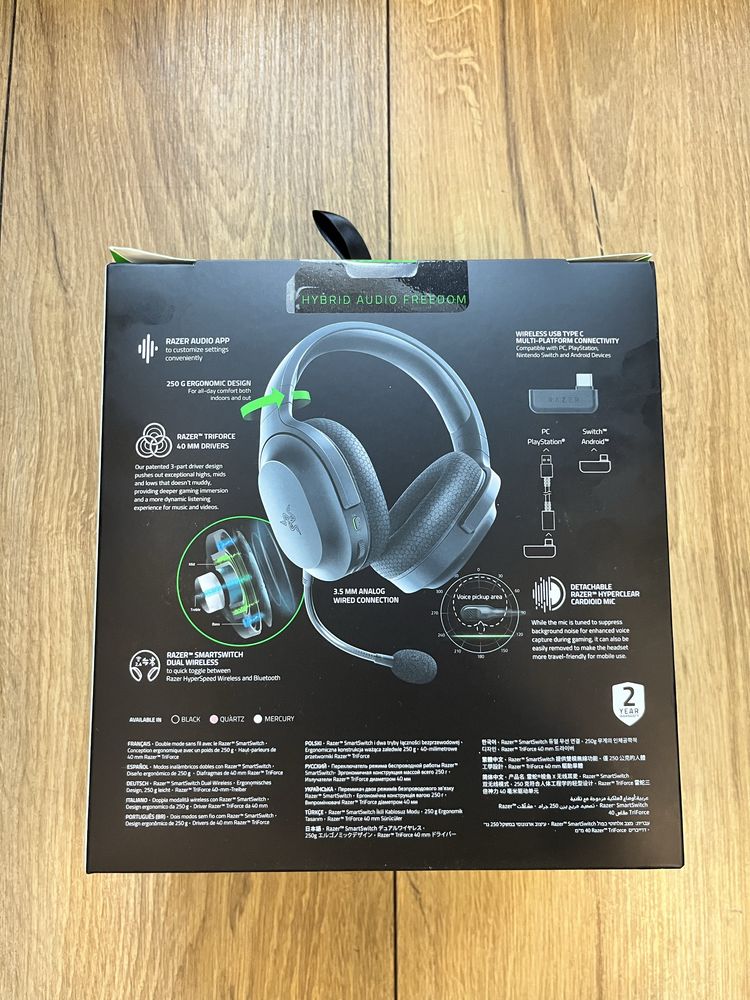 Słuchawki RAZER BARRACUDA X 2022 black