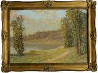 Pejzaż, obraz Konstanty Mackiewicz