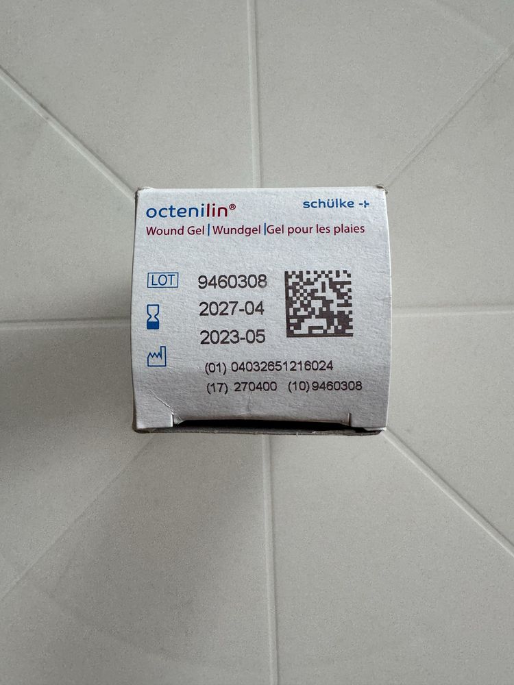 Octenilin żel do oczyszczania nawilżania ran 20ml długa data