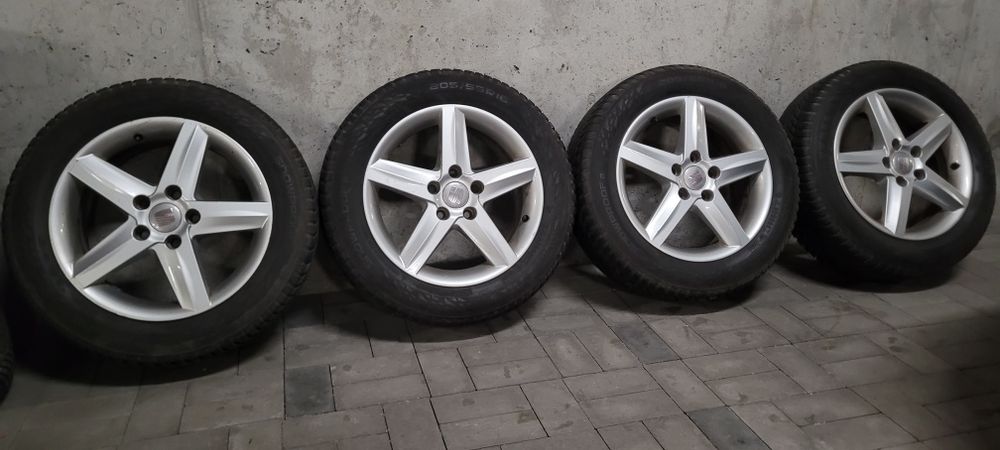 Koła zimowe 16 cali Seat 205/55 R16 opony zimowe Nokian roczne
