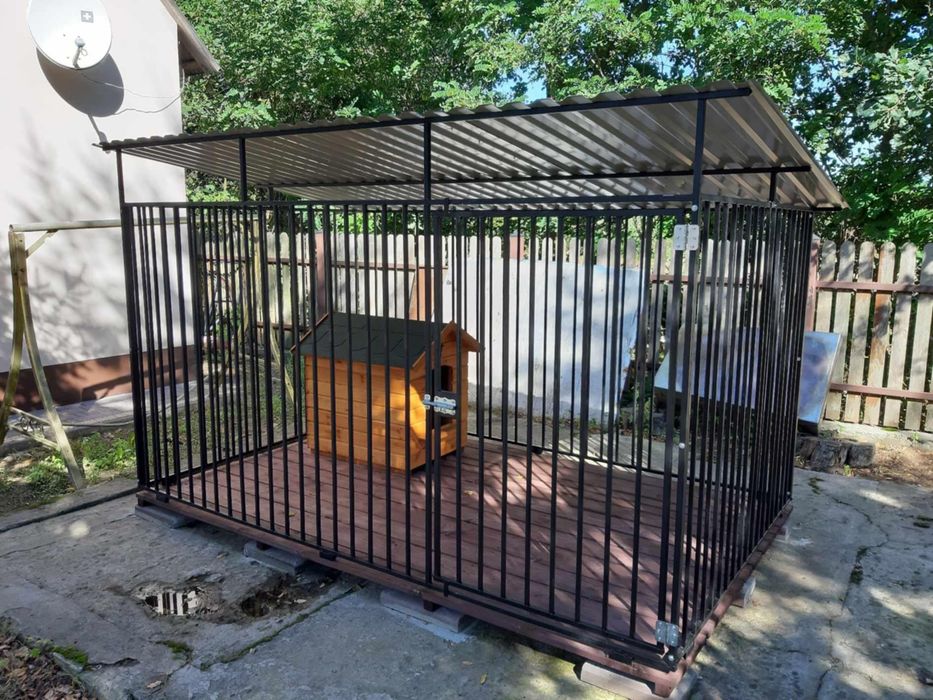Klatki I Kojce dla Psów Kojec Boks 3x2m Stalowy