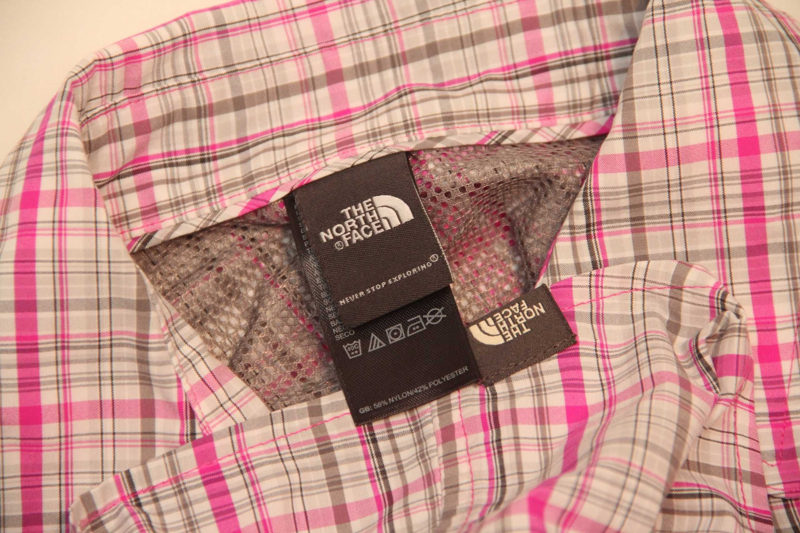 The North Face рр M-L треккиновая рубашка из нейлона и полиестера