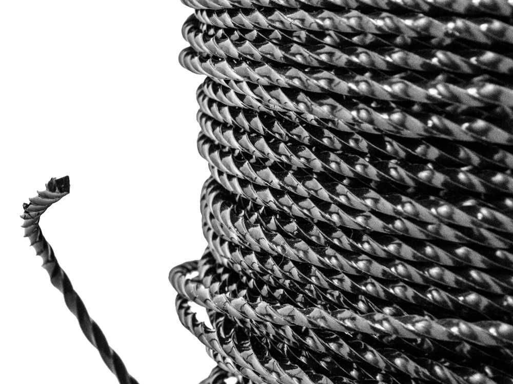 Żyłka do kosy spalinowej przekrój karbowany skręcony cicha 2,4mm 100m