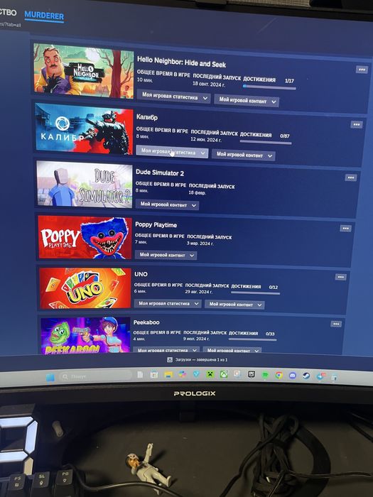 Стим акаунт с играми