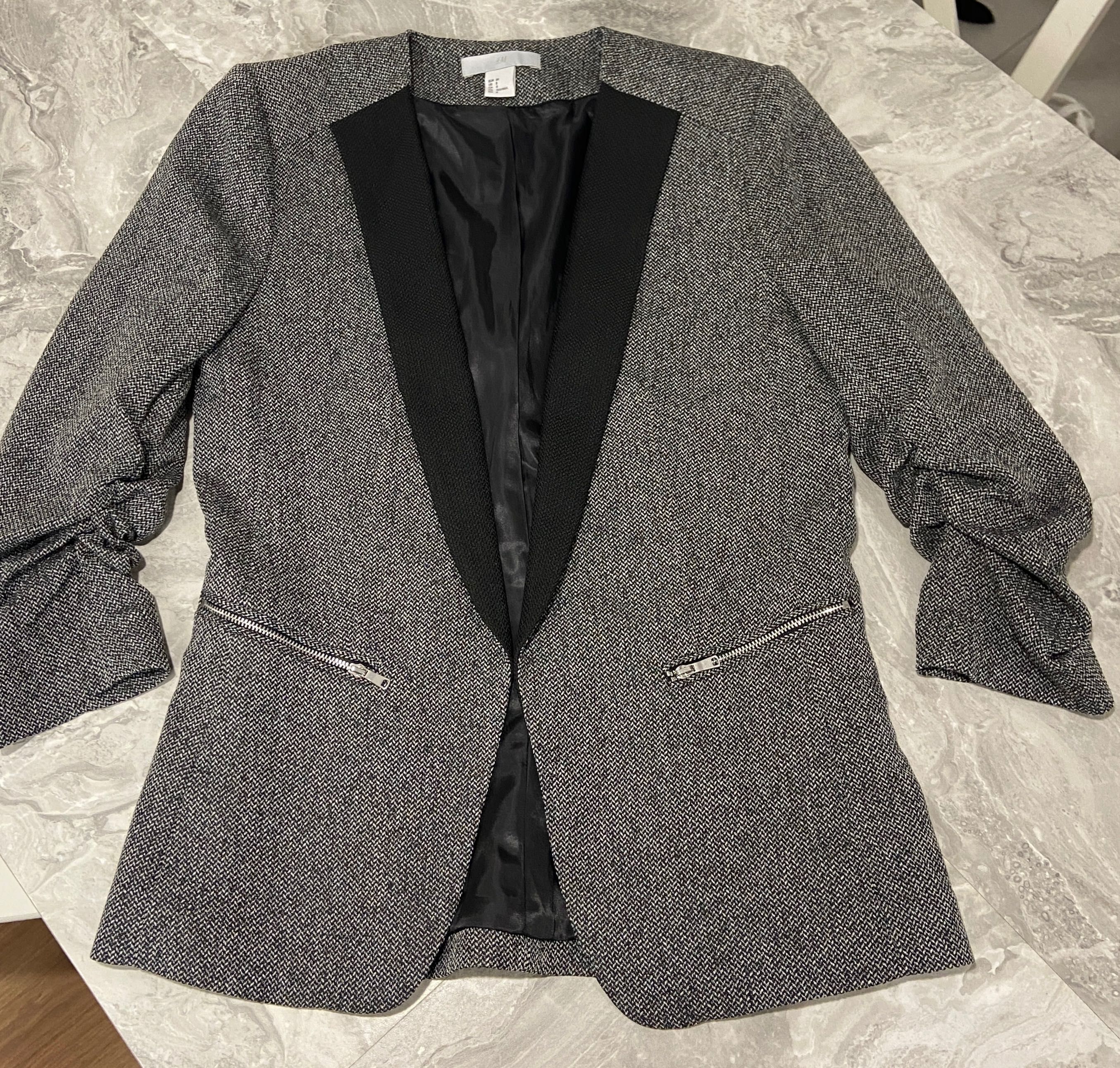 Klasyczna marynarka H&M, rozmiar 38, elegancka i jak nowa