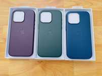 Capa em pele iPhone 15 Pro Max - MagSafe - Preto -