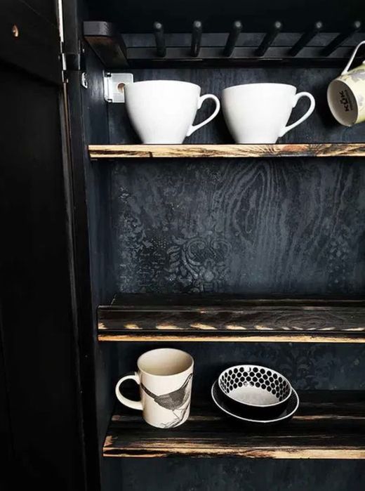 Szafka drewniana postarzana vintage Ikea