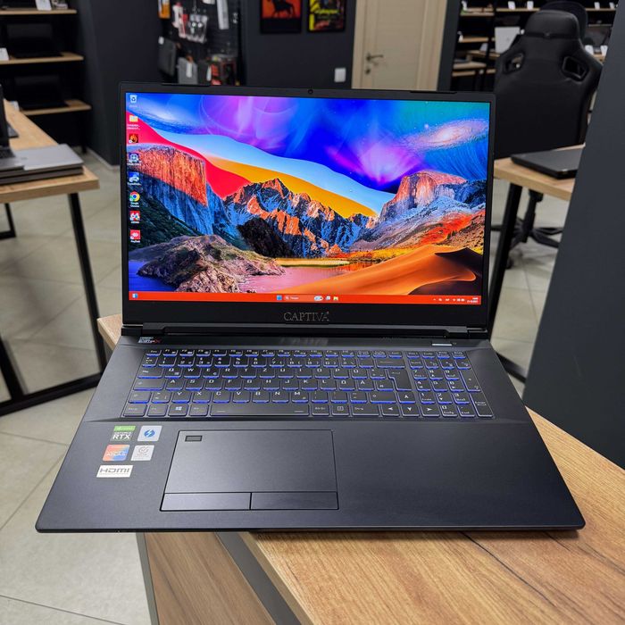Ігровий Clevo Captiva [17.3" 144 Гц] - i7 10750H/RTX 3070 8 GB/32 DDR4