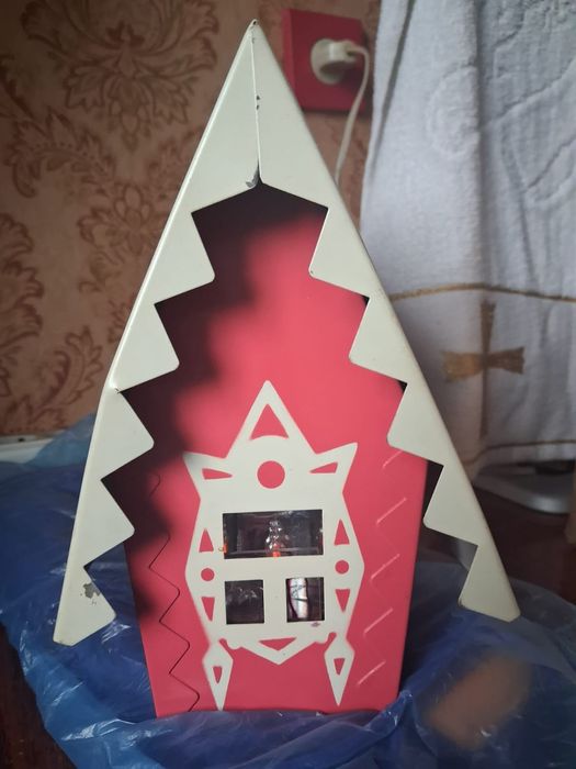 Новорічний будиночок перемикач гірлянд