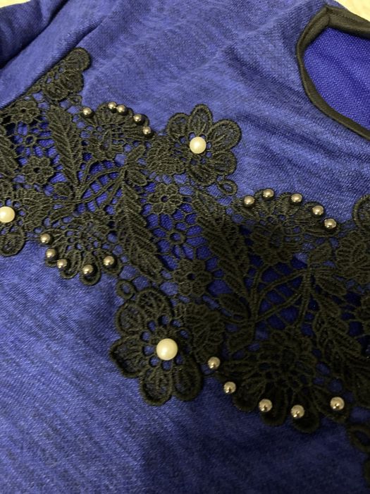 Нова жіноча кофта з мереживом