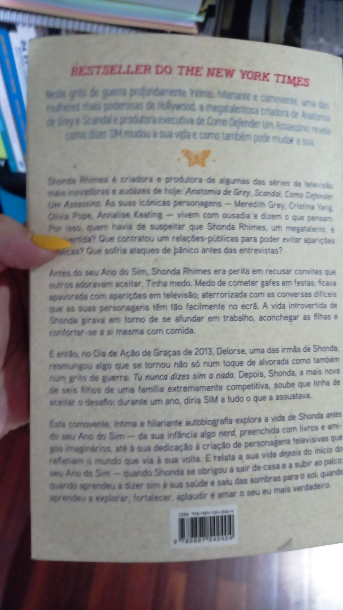 Livro o ano do sim