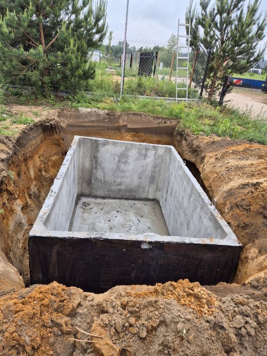 SZAMBO zbiornik betonowy z WYKOPEM szczelnie KOMPLEKSOWO Żelechów