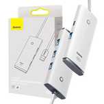 Hub Usb Baseus Lite Series 4X Usb 3.0 5Gbps Do Laptopa Biały