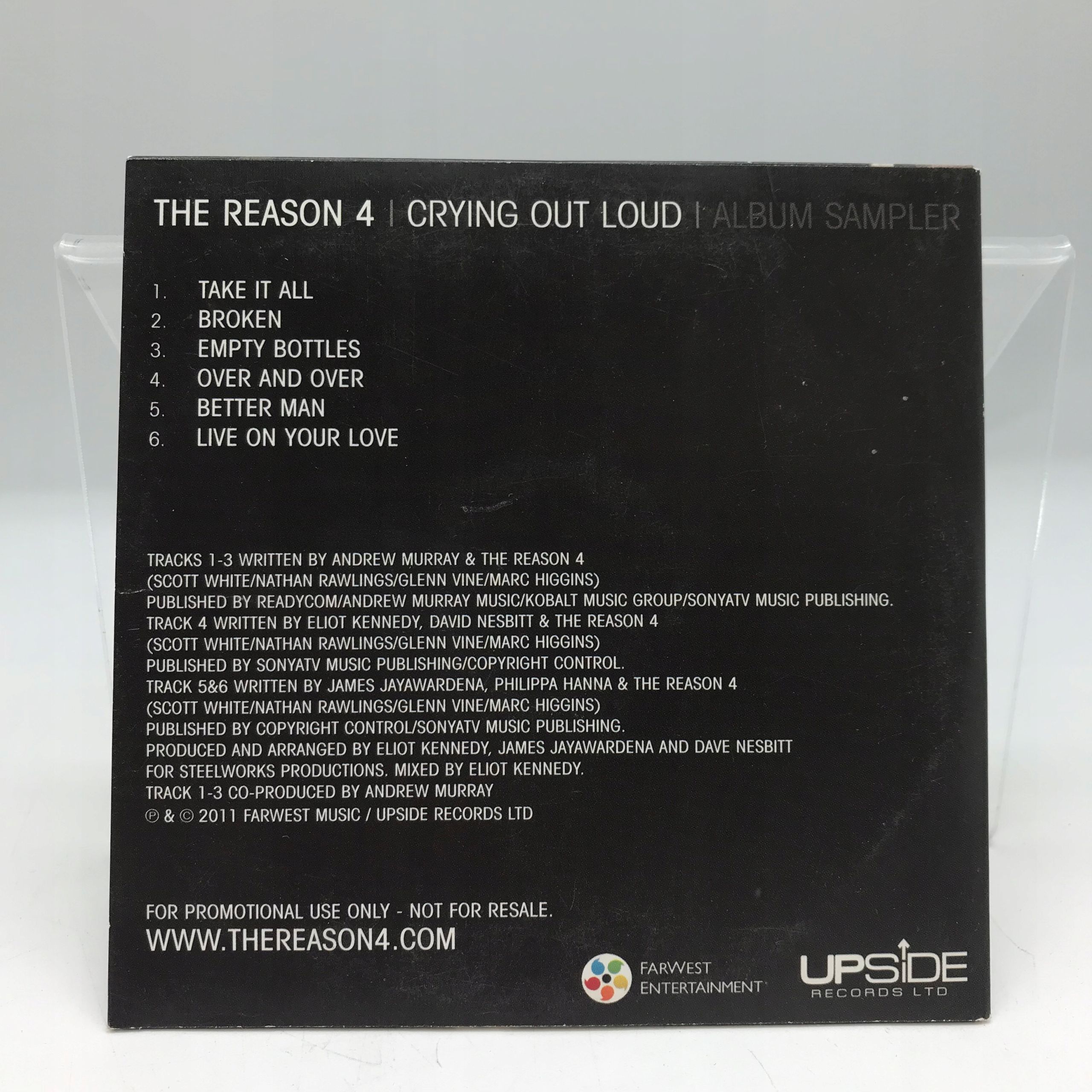 Cd - The Reason 4 - Crying Out Loud An.