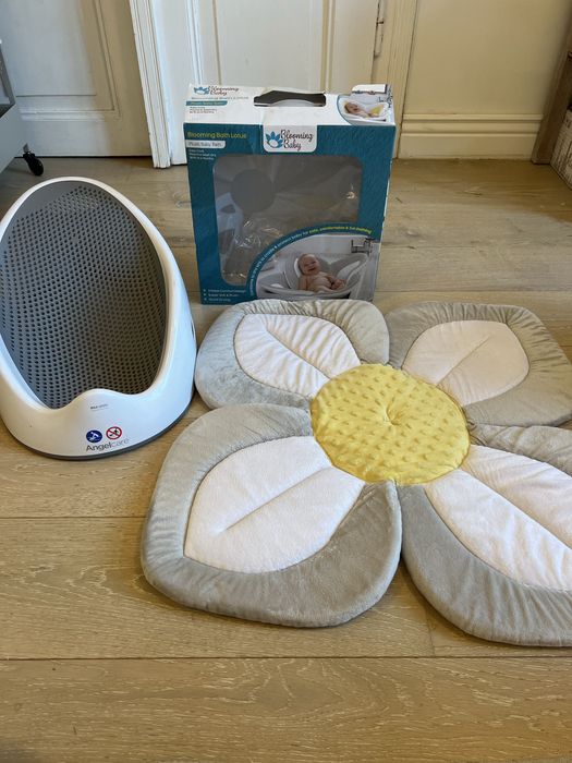 Blooming Baby Kwiatek do kapieli i Angelcare leżaczek do kąpieli