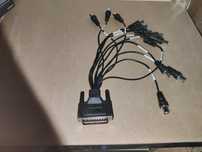 Kabel wtyczka  do rejestratora DB25 na 12 BNC