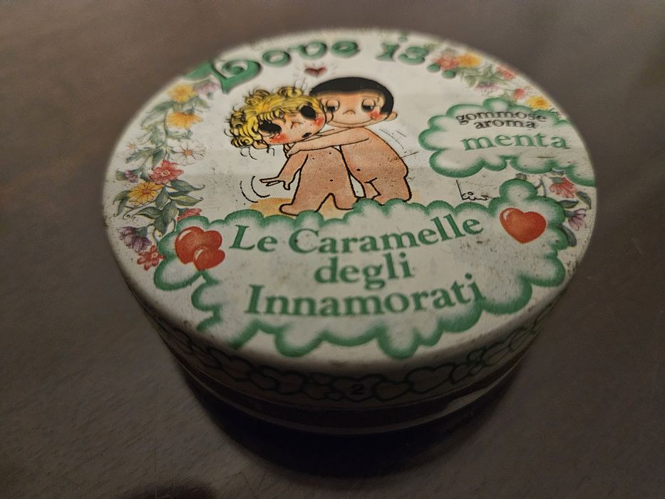 Caixa antiga de doces, para colecção