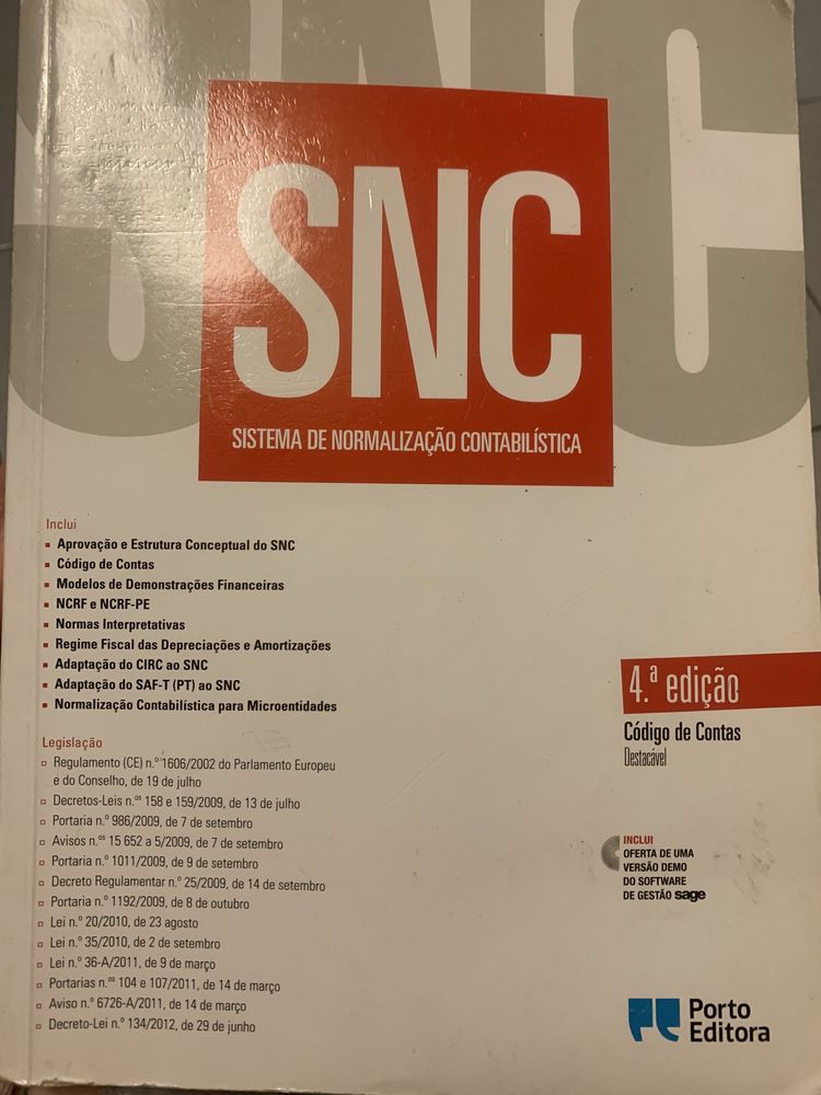 SNC - Sistema de normalização contabilística