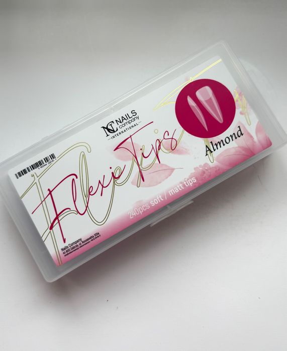 Tipsy Almond - Flexi Tips Nc Nails Company - Okazja ‚