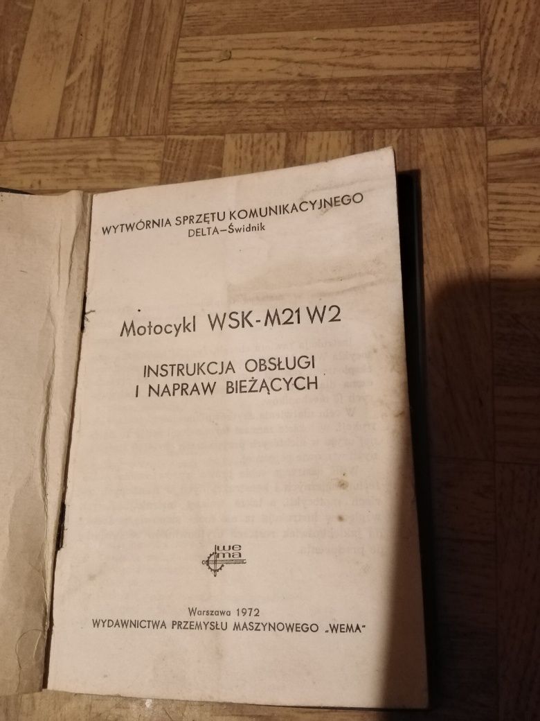 WSK instrukcja obsługi motocykla