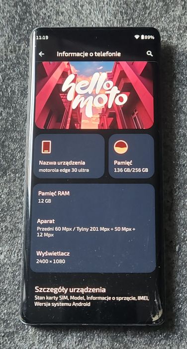 Motorola EDGE 30 Ultra smartfon