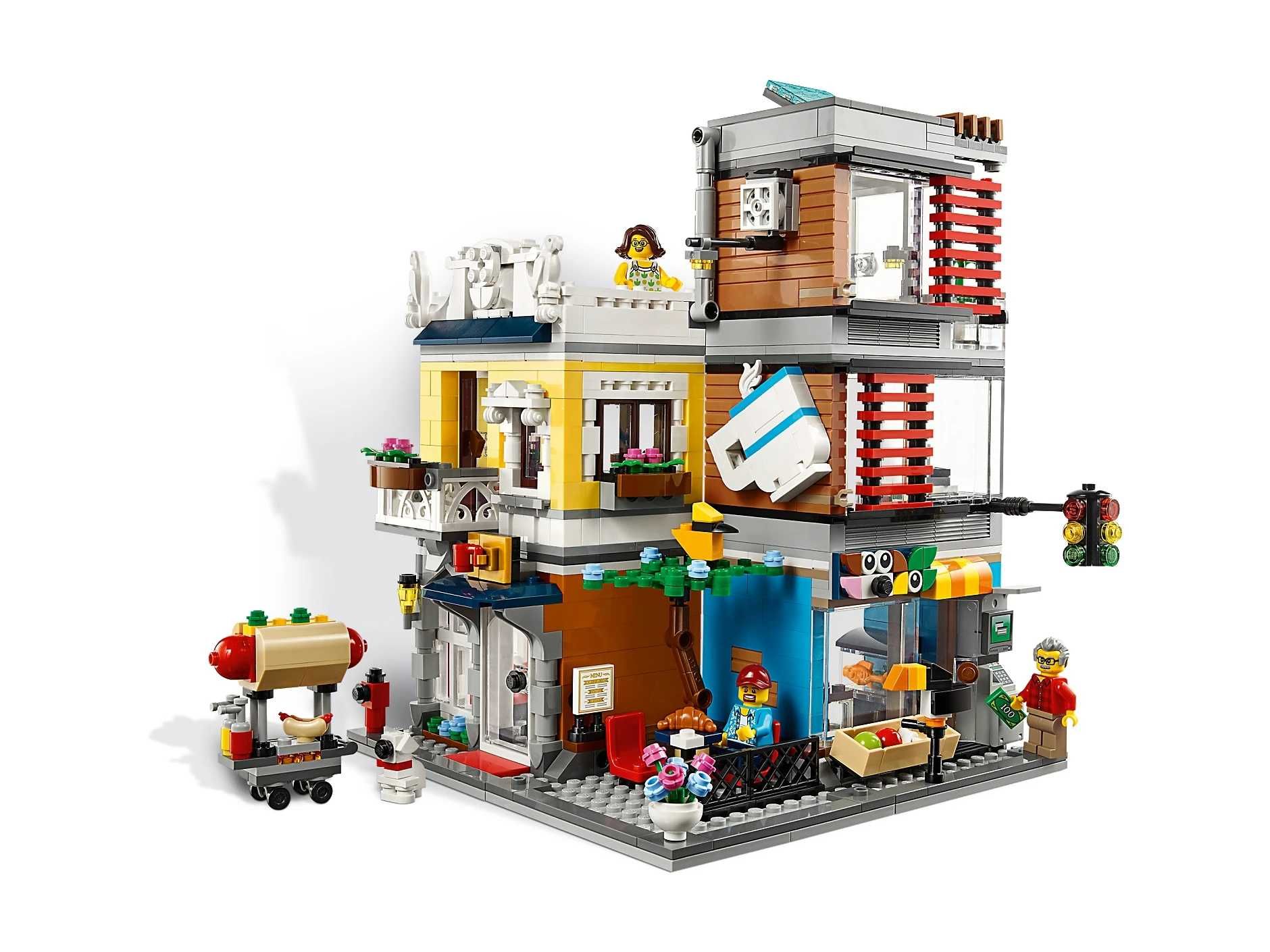 LEGO 31097 Creator 3w1 - Sklep zoologiczny i kawiarenka