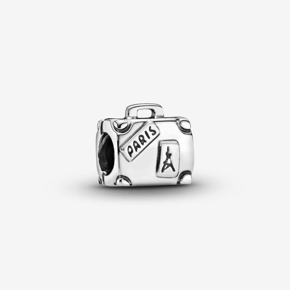 Срібний шарм валіза чемодан Пандора Pandora
