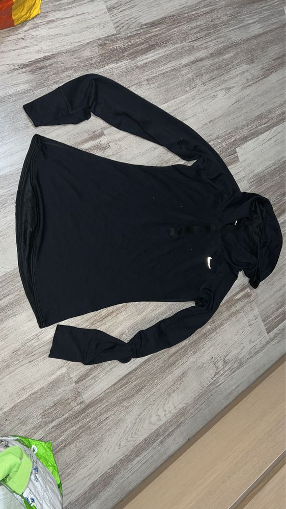 bluza sportowa nike S 36 dry-fit termiczna z kapturem