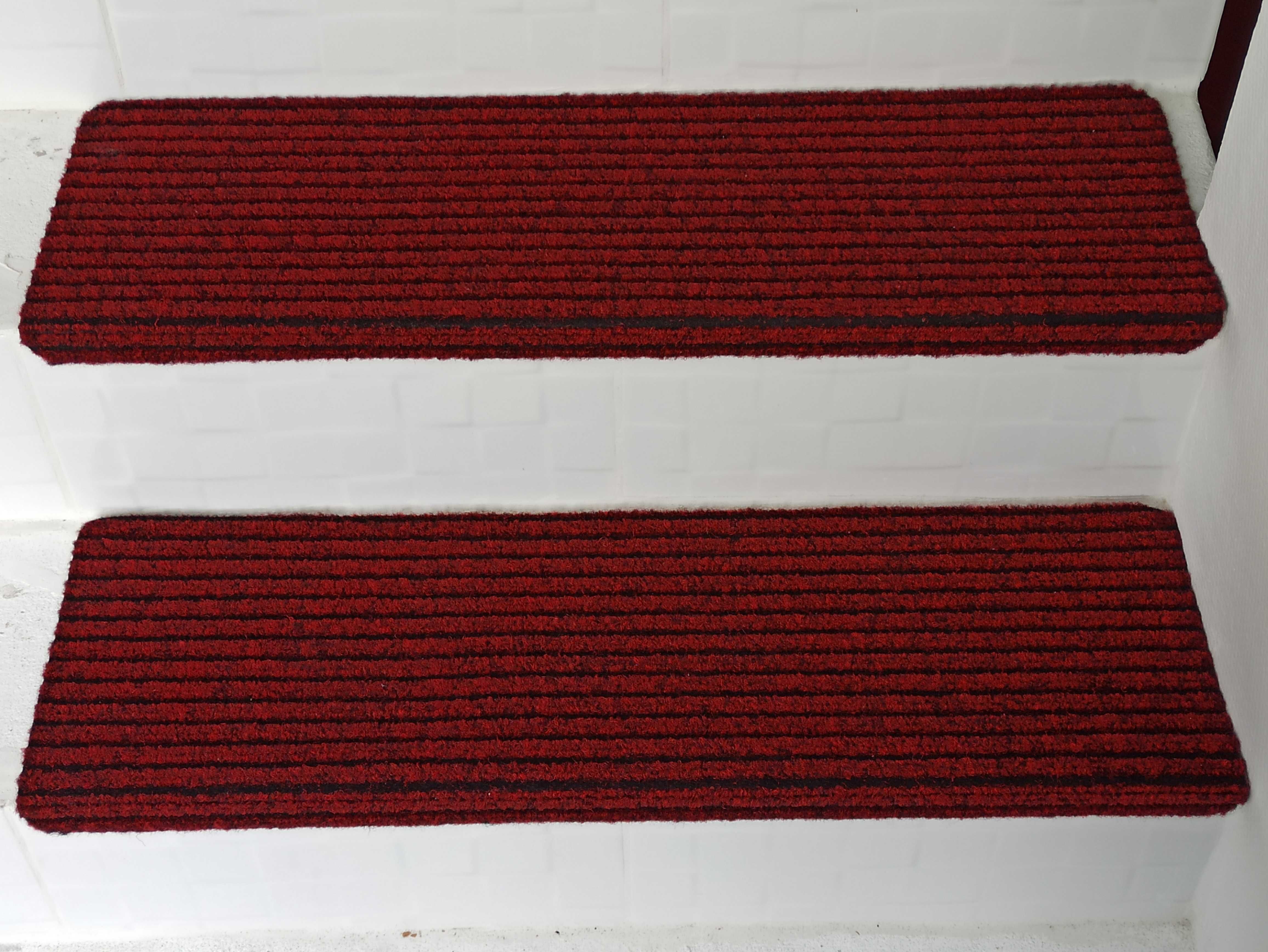 Nakładki dywanowe antypoślizgowe na schody 80 cm x 24 cm x 3 cm