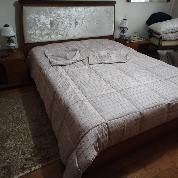 Edredão Icelands cor-de-rosa de inverno (250/270) como novo.