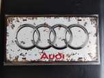 Placa metal Audi, Lamborghini - Estilo Vintage