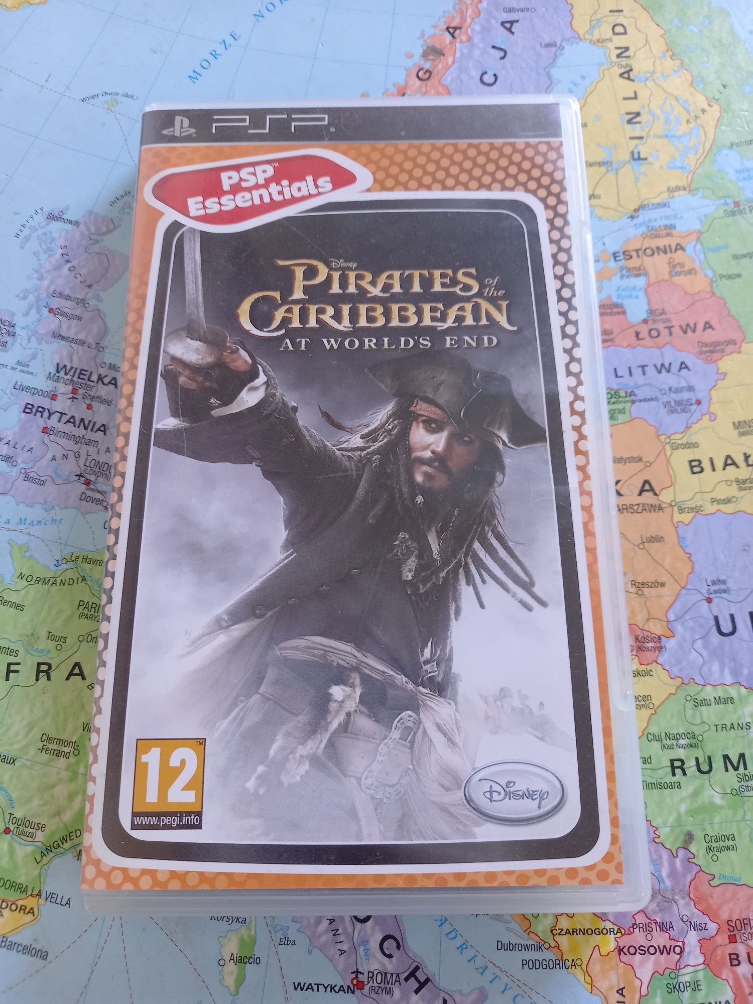 Gra Sony psp pirates of the carribean at world's end disney