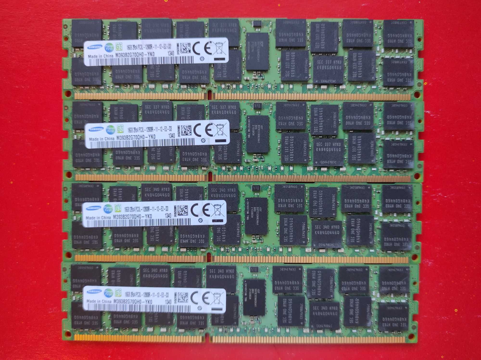Samsung 16GB ECC DDR3 1600 PC3-12800R Reg серверная
