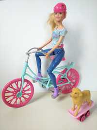 Mattel Barbie на велосипеді з песиком набір