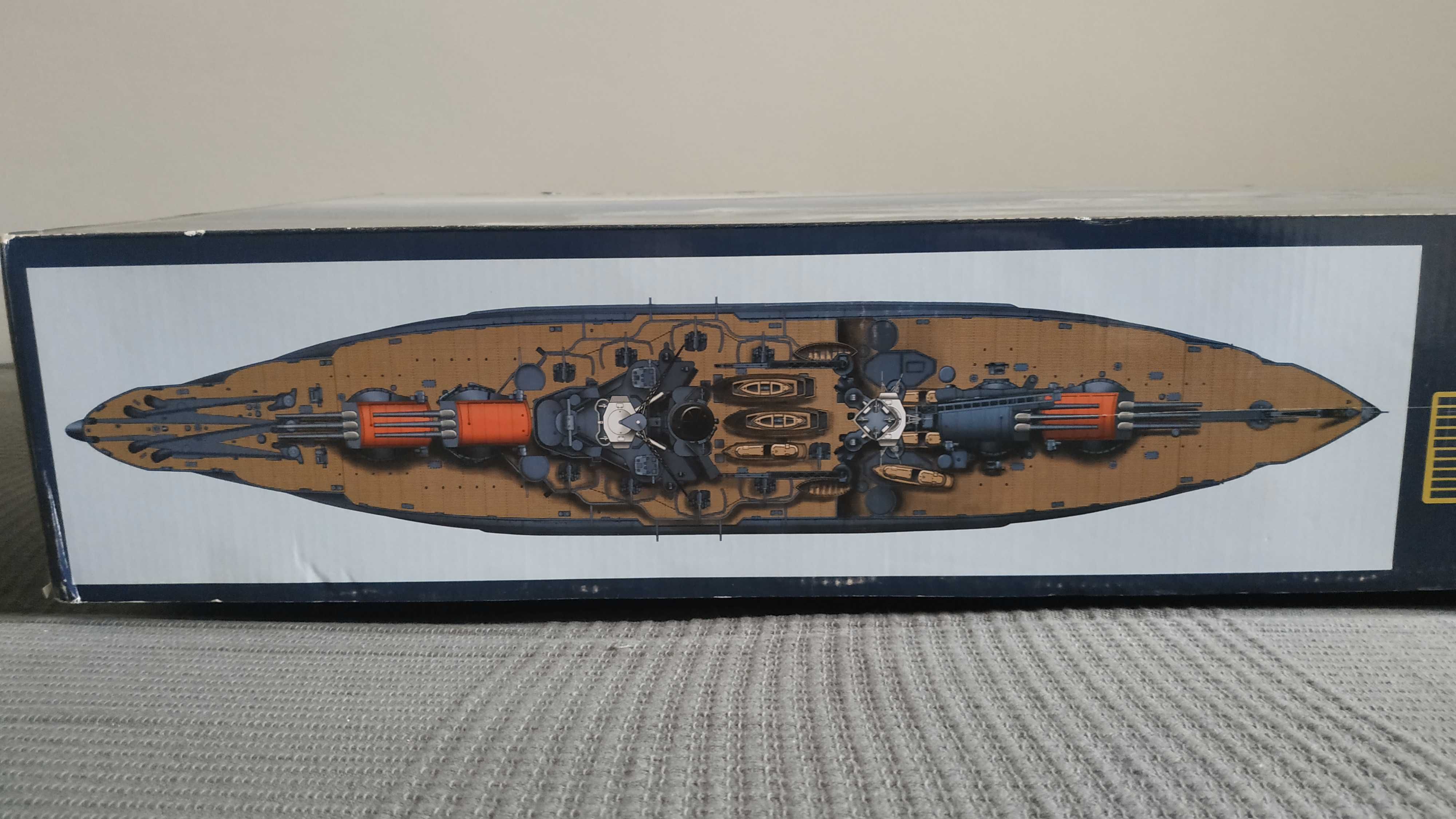 Model statku USS Arizona BB - 39 1941