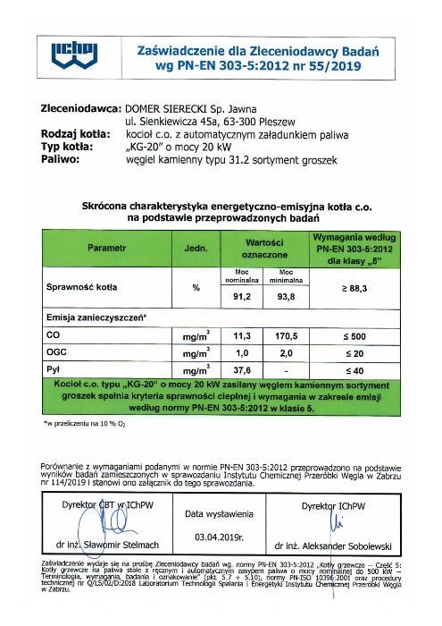 Kocioł piec z podajnikiem 20kW Ekogroszek Ecodesign DOTACJA Internet