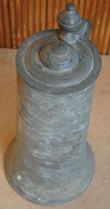 Кружка пивна оловяна антикварна більш 2л 1829г. Пивной бокал оловянный