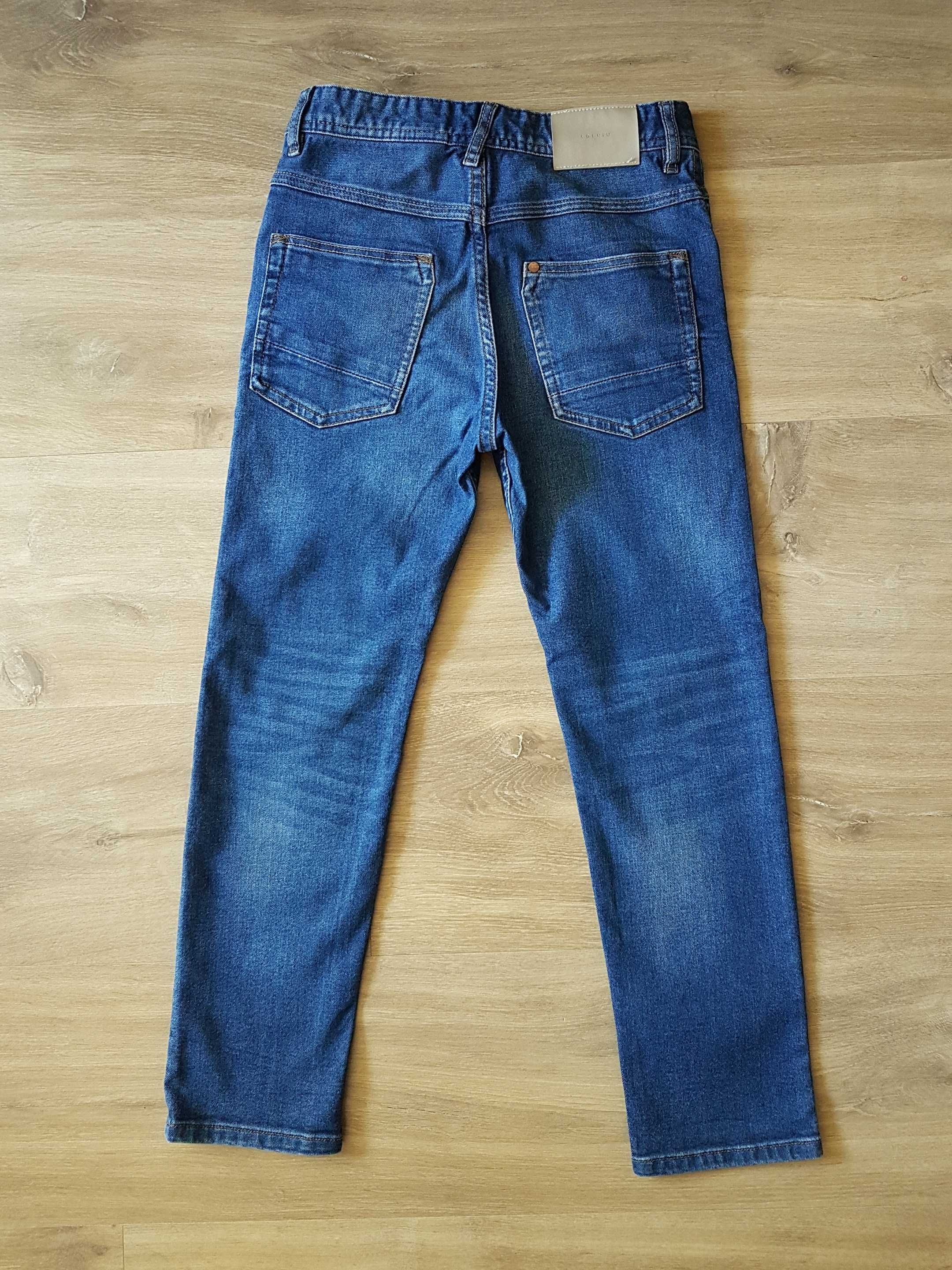 Jeansy chłopięce H&M Relaxed Tapered Leg roz. 128 regulacja w pasie