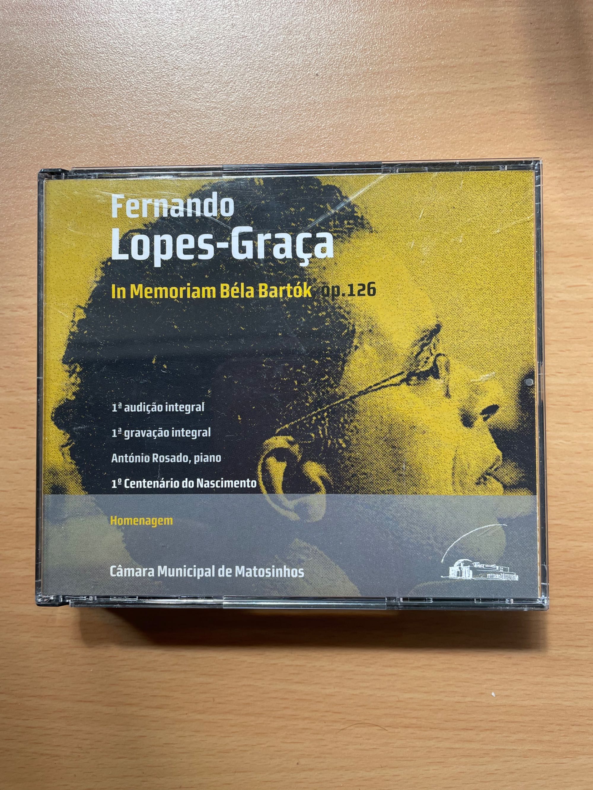 CD duplo In Memoriam Béla Bartók - Lopes-Graça, Rosado.