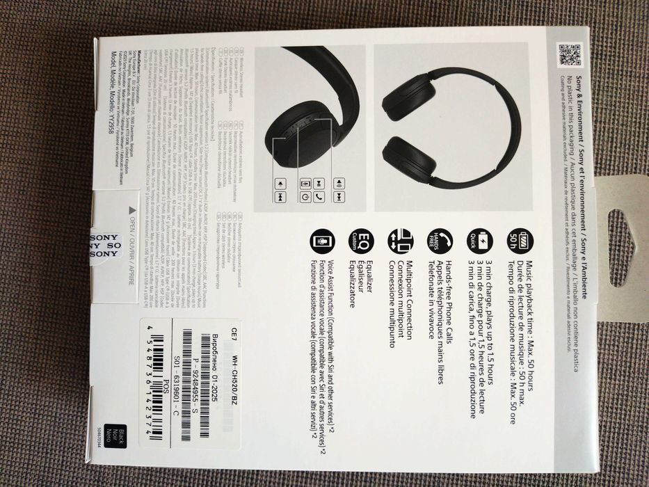 telefon Sony Xperia 10 II + słuchawki Sony WH-CH520 - nowe