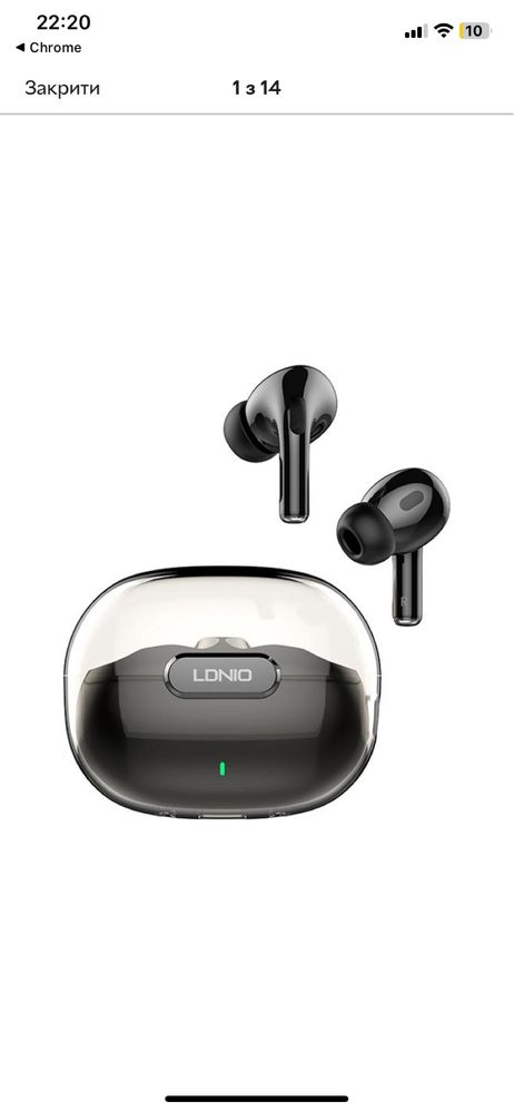 Бездротові блютуз навушники Ldnio TWS HD Audio BT Earbuds T02 BT5,3