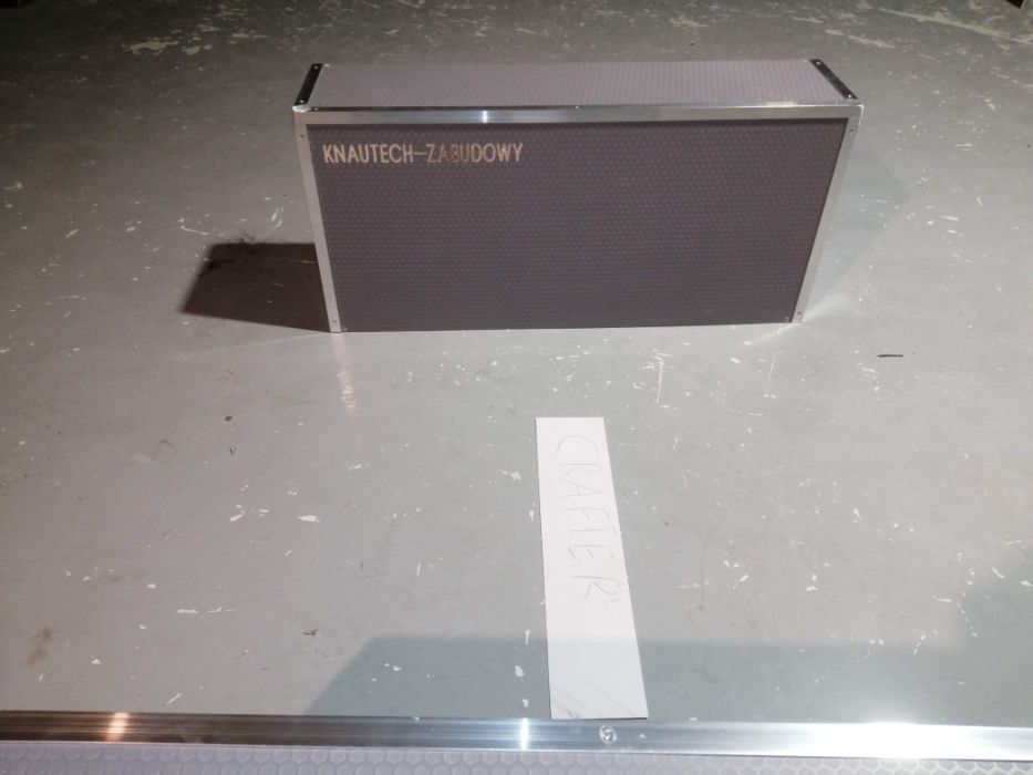 zabudowa nadkoli vw Crafter nowy model skrzynki okute aluminium