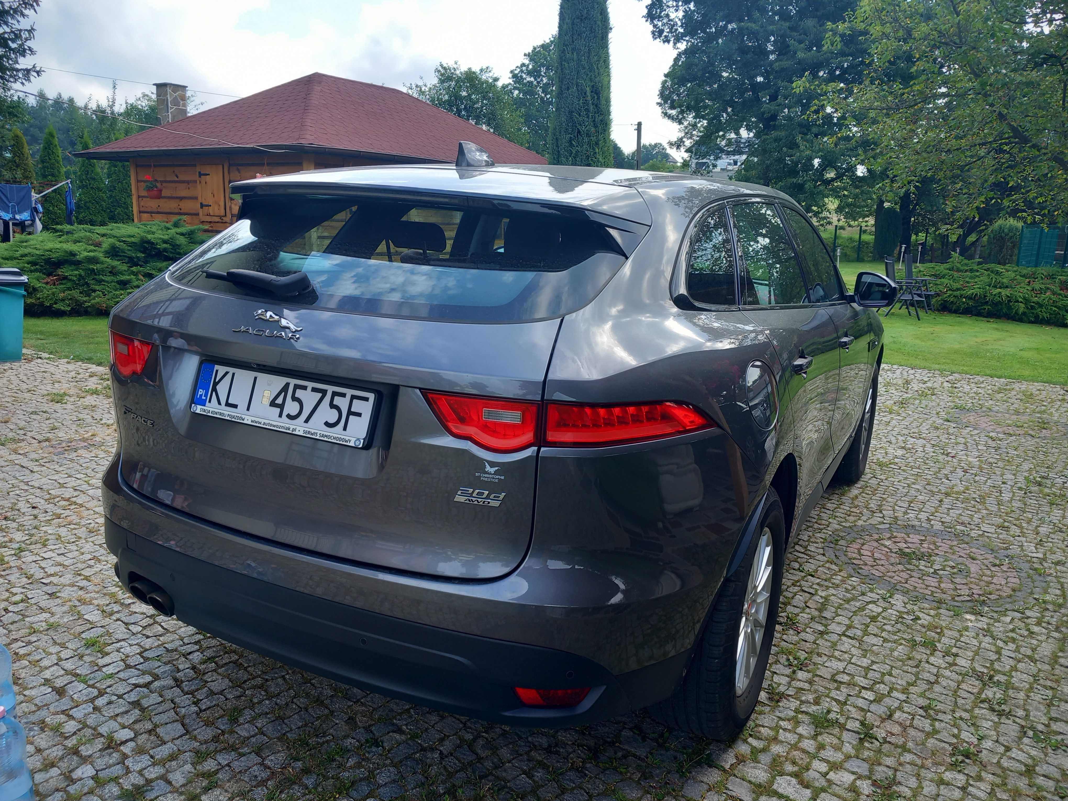 Jaguar F-Pace PRESTIGE 2,0 Diesel AWD 180 KM szary  2016r.