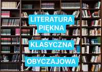 Paczka 50 losowych książek - tematyka LIT.PIĘKNA/KLASYCZNA/OBYCZAJOWA