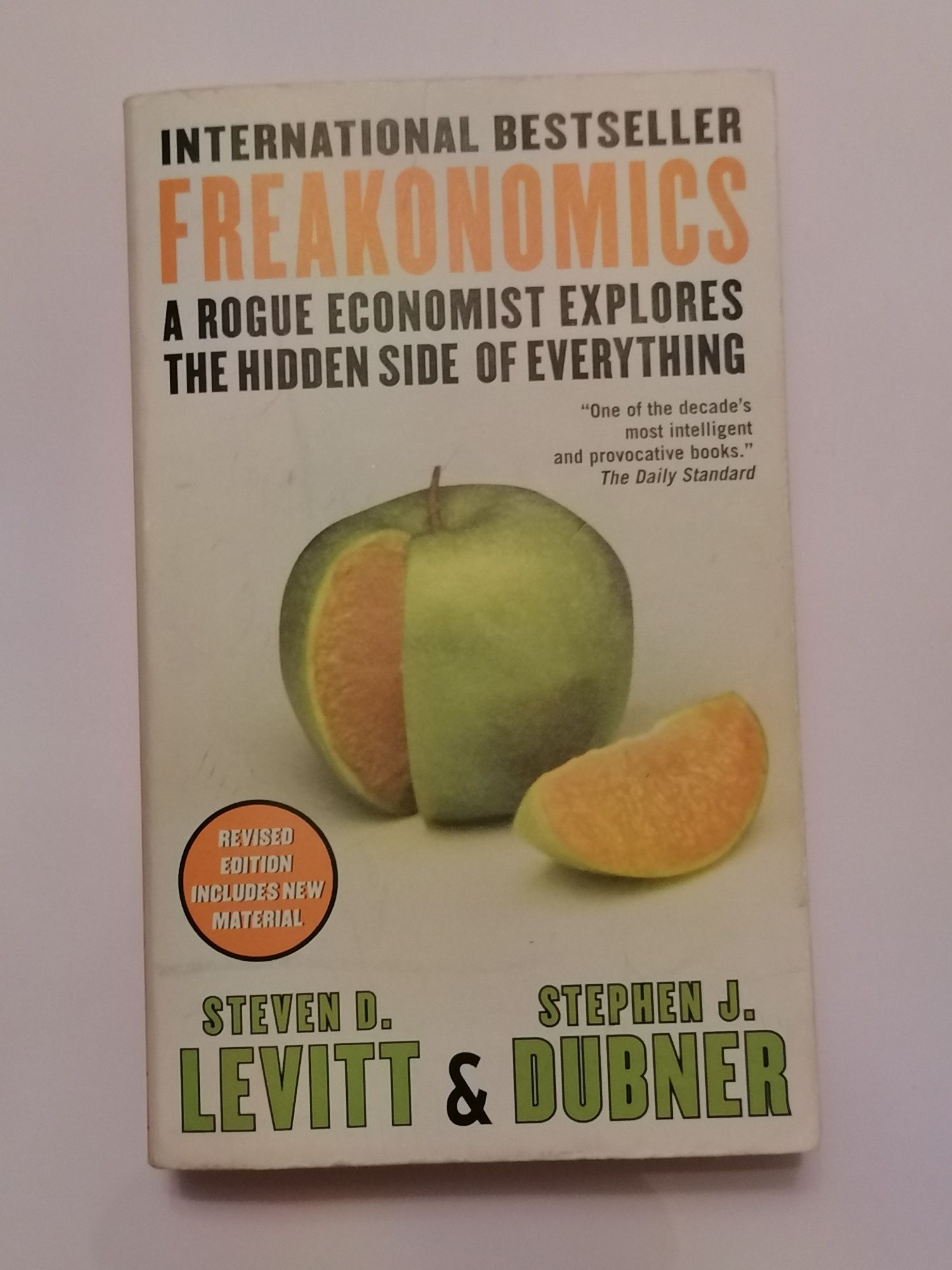 Livro Freakonomics, Steven D. Levitt and Stephen J. Dubner (eng)