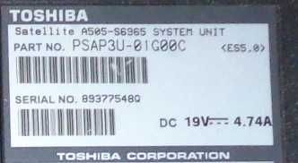 Ноутбук Тошиба 16" A505