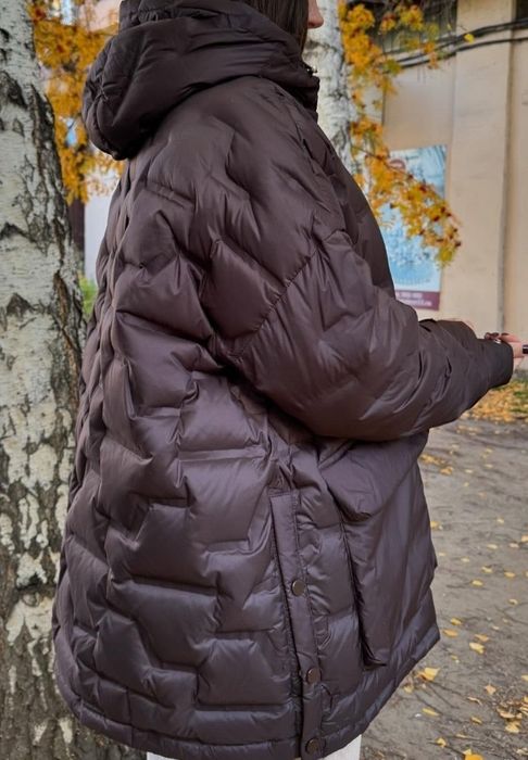 Пуховик, натуральний пух. Оверсайз